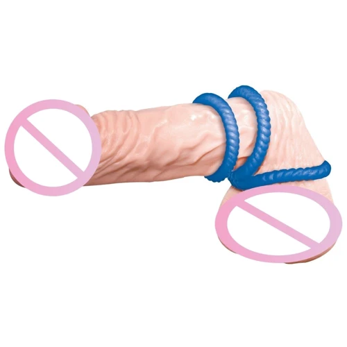 Набор эрекционных колец Orion Lust 3 Blue