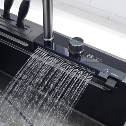 Кухонна мийка Lefton Workstation Kitchen Sink Set Digital Temperature Display KS2205 (SK019-G): Тип монтажу Врізне