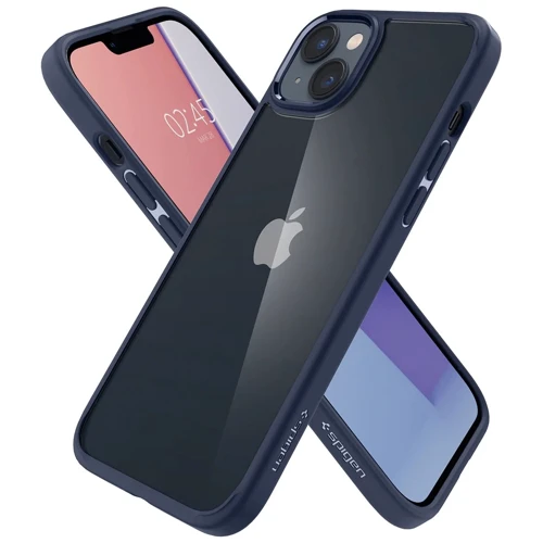Чехол для iPhone Spigen Ultra Hybrid Navy Blue (ACS05045) for iPhone 14: Цвет синий