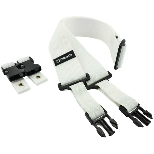 Гітарний ремінь DIMARZIO DD2200 CLIPLOCK WHITE