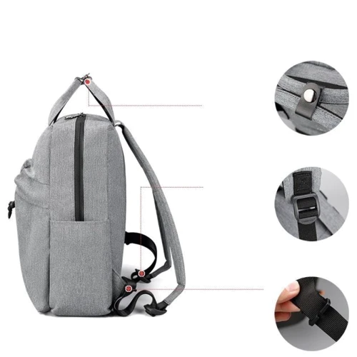 Сумка для ноутбуков Tigernu 14" T-B3355 Grey: Форм-фактор 14"