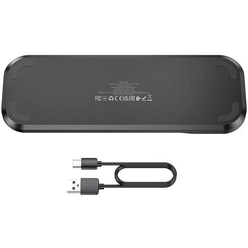 Зарядное устройство Hoco Wireless Charger CQ5 Step 3in1 Black for iPhone 16 I 15 I 14 I 13 I 12 series, Apple Watch and Apple AirPods: Тип беспроводное