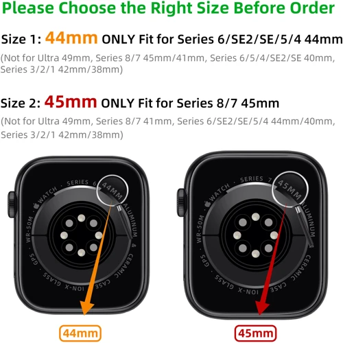 Аксессуар для Watch Rubber TPU Strap with Stainless Stell Case Black (FLS181108) for Apple Watch 44/45/49mm Ultra фото 5