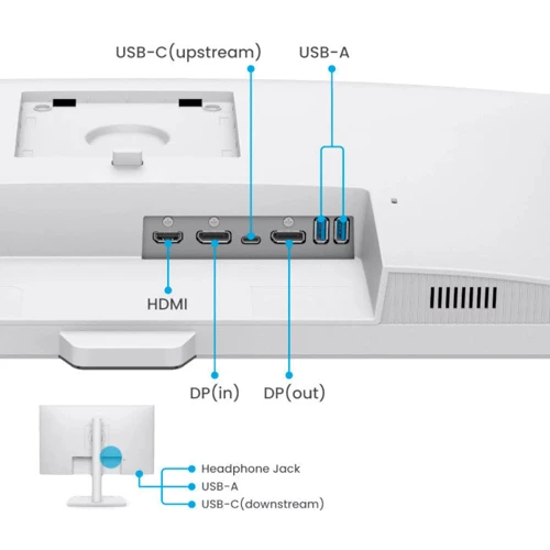 Монітор BenQ GW2790QT (9H.LLGLA.TBE): Кут огляду, гор / верт 178 / 178