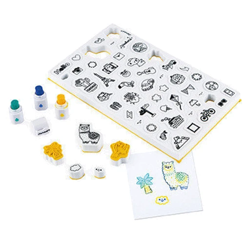 Набор для творчества Janod Штампы Мир 50 шт (J07800)