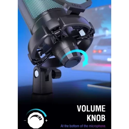 Микрофон Fifine RGB Ampligame A6: Разъем USB