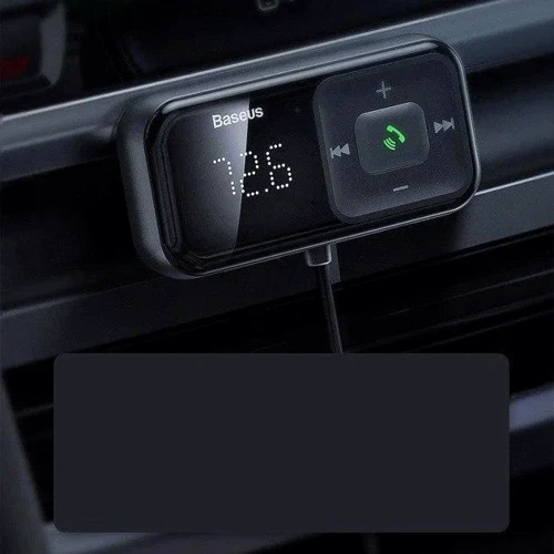 Зарядное устройство Baseus Car Charger 2хUSB T Shaped S-16 Car Bluetooth MP3 Player Black (CCMT000201) фото 9