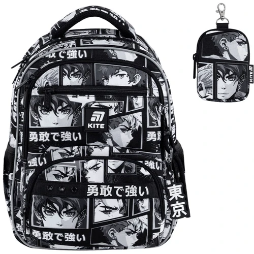 Набор Kite рюкзак + пенал + сумка для обуви 773 Anime Boy (SET_K25-773M-4) фото 13