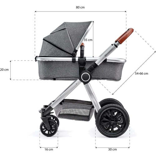Универсальная коляска 3 в 1 Kinderkraft Veo Gray (KKWVEOGRY30000) фото 10