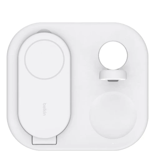 Зарядное устройство Belkin Wireless Charger Magnetic 15W White (WIZ029VFWH) for iPhone 16 I 15 I 14 I 13 I 12 series, Apple Watch and Apple AirPods: Особенности USB-C