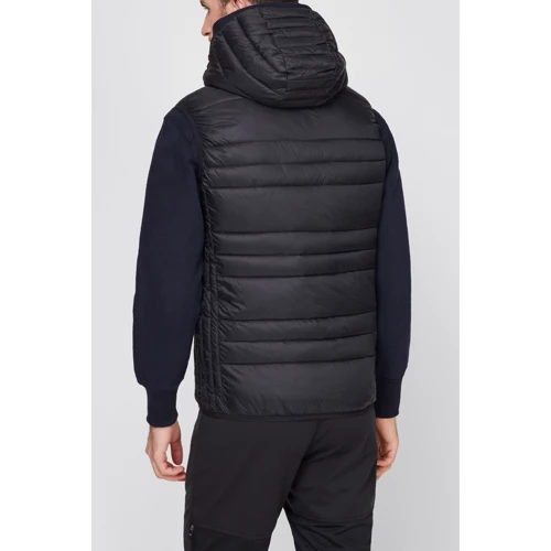 Жилет CMP Man Vest Zip Hood Nero 31K2727-U901 54 чорний утеплений: Тип застібки На блискавці