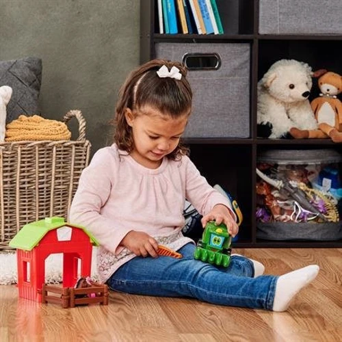 Ігровий набір-конструктор John Deere Kids Збери трактор із загоном (47210) фото 4