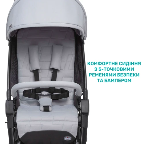 Прогулочная коляска Chicco WE Stroller, цв.19 (79885.19): Ширина шасси 48 см