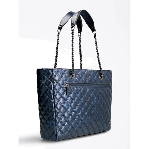 Женская сумка тоут Guess Cessily Tote темно-синяя (HWKM7679230-MID): Тип Сумки