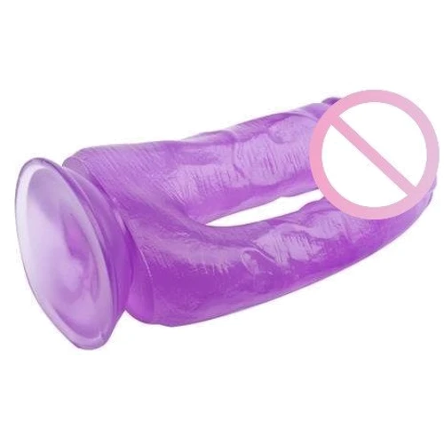 Двойной фаллоимитатор CHISA Hi-Rubber Born To Create Pleasure Purple 6.3"