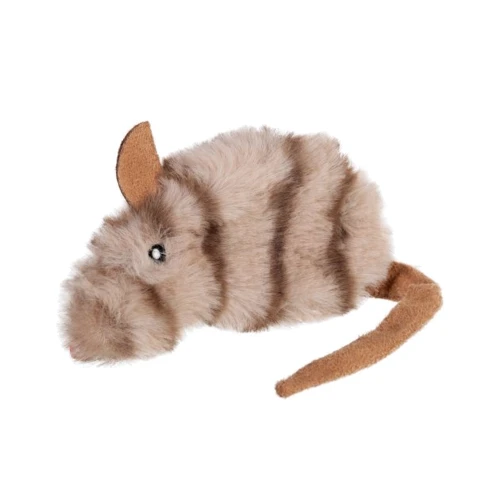 Игрушка для котов GiGwi Catnip Мышка с кошачьей мятой искусственный мех 10 см (75018)