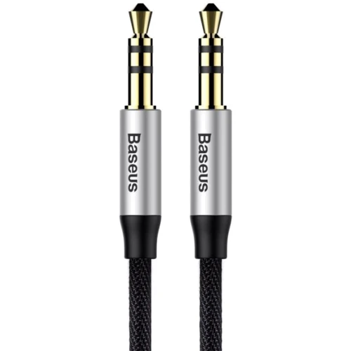 Кабель Baseus Audio Cable AUX 3.5mm Jack M30 Yiven 1m Black (CAM30-BS1)