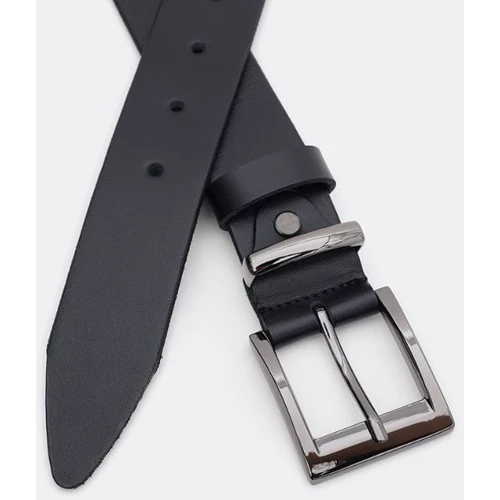 Мужской ремень Borsa Leather черный (115vfx86-black): Пол Мужской