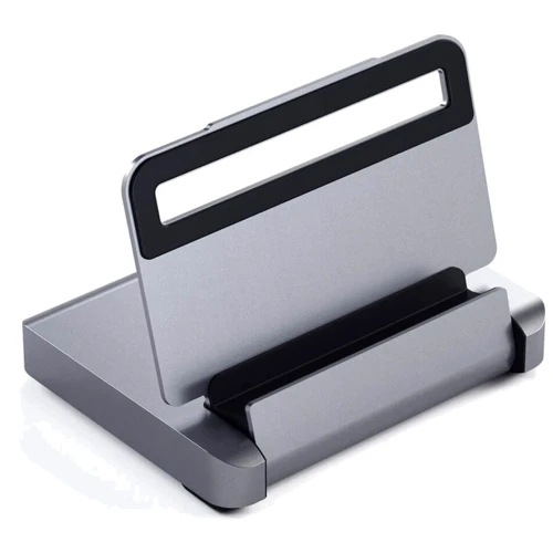 Адаптер Satechi Adapter Aluminum USB-C to USB-C+HDMI+SD+3.5mm+USB Space Gray for iPad Pro (ST-TCSHIPM): Колір серый