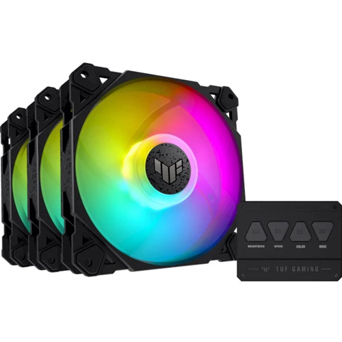 Кулер Asus TUF Gaming TF120 ARGB Fan - Triple Fan Kit with ARGB Controller (90DA0030-B09030)