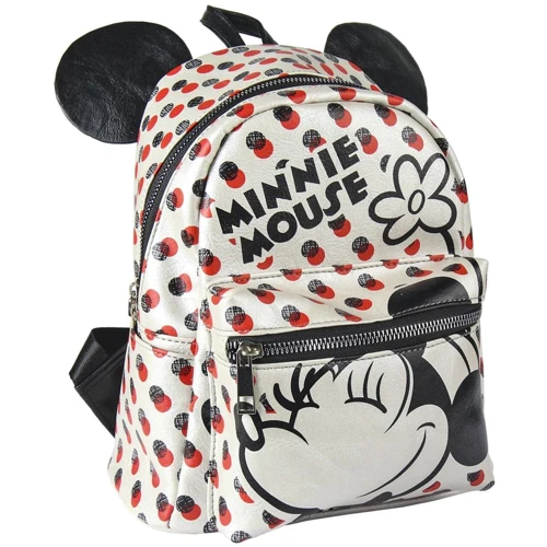 Рюкзак Cerda Minnie Mouse White Casual Fashion Faux-Leather Backpack