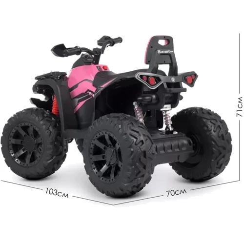 Дитячий електроквадроцикл Bambi Racer M 4795EBLR-8 до 30 кг: Вага, кг 22