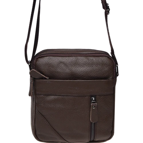 Мужская сумка планшет Borsa Leather коричневая (K11027-brown): Пол Мужской