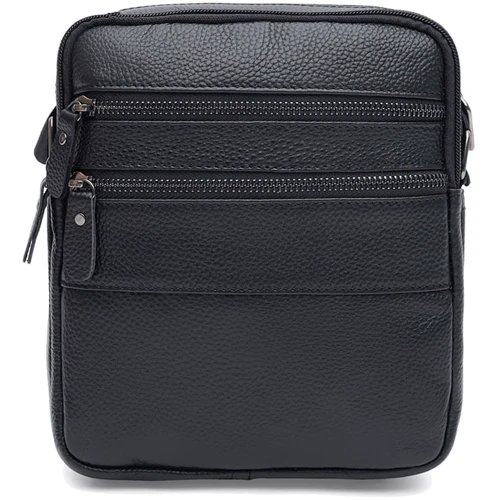 Чоловіча сумка через плече чорна Keizer (K1125bl-black)