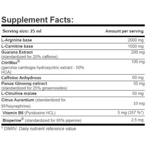 Жиросжигатель Amix Nutrition CarniLine 10x25 ml / orange: Пол Унисекс