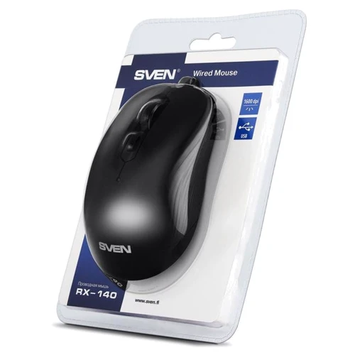 Мышь Sven RX-140 Black: Тип сенсора оптический