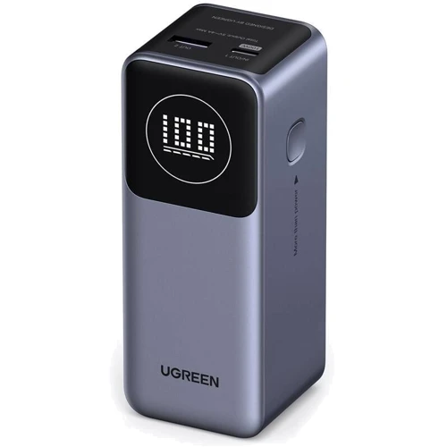 Внешний аккумулятор Ugreen Power Bank 12000mAh 100W Grey (PB724)