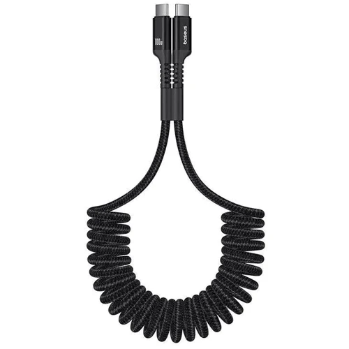 Кабель Baseus Cable USB-C to USB-C Fish-Eye 100W 1m Black (P10320203111-00): Тип USB-C - USB-C