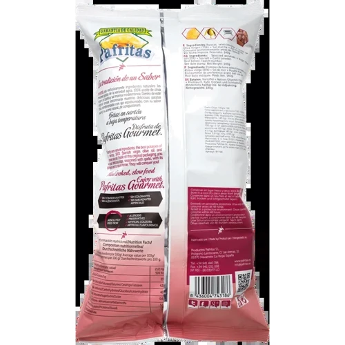 Чипсы картофельные Pafritas с чесноком 140 г (8436004743186) фото 4