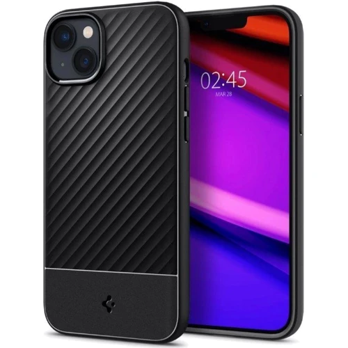 Чехол для iPhone Spigen Core Armor Matte Black (ACS04675) for iPhone 14: Материалы Силикон
