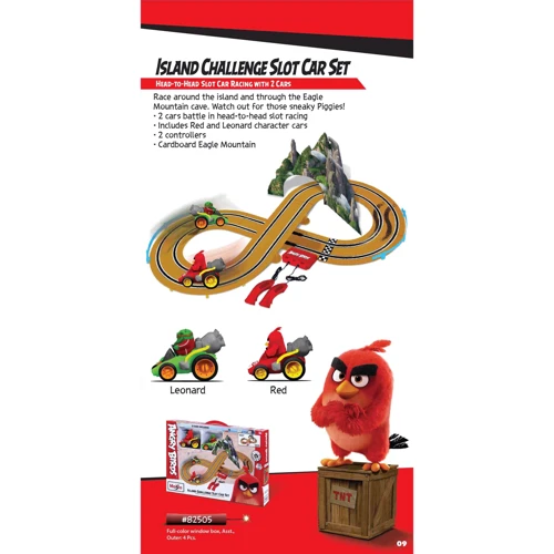 Гоночная трасса Maisto кольцевая восьмёрка Angry Birds (82505)