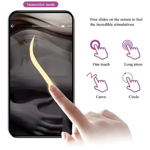 Смарт виброяйцо Pretty Love - Kirk Mobile APP remote control, BI-014654HP