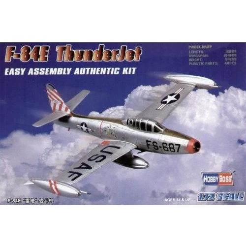 Модель Hobby Boss Американський винищувач-бомбардувальник F-84E "Thunderjet" (HB80246)