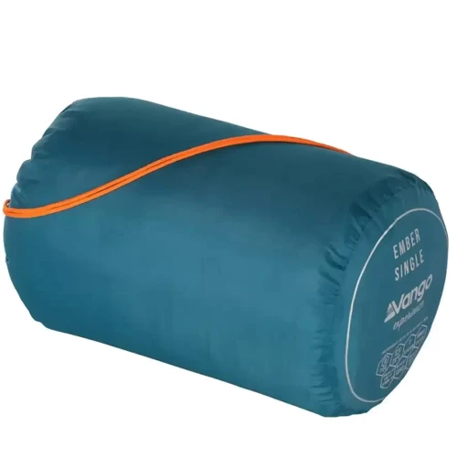 Спальный мешок Vango Ember Single/+4°C Bondi Blue Left (SBQEMBER B36TJ8): Вес с упаковкой 1250 г