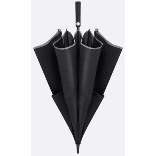 Парасолька Xiaomi NINETYGO Double-layer Windproof Golf Automatic Umbrella Black (6941413217156): Фасон трость