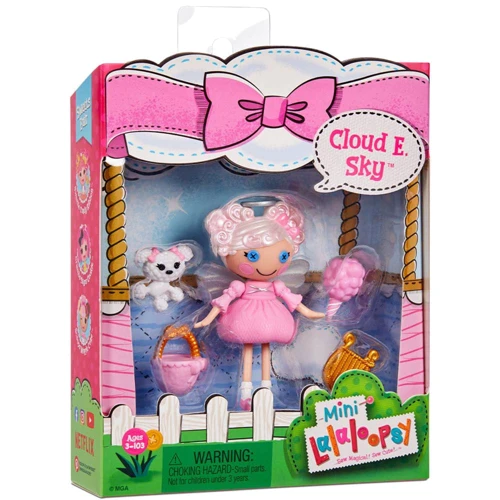 Кукла MINI LALALOOPSY – Облачко Скай (с аксессуарами): Особенности С подставкой