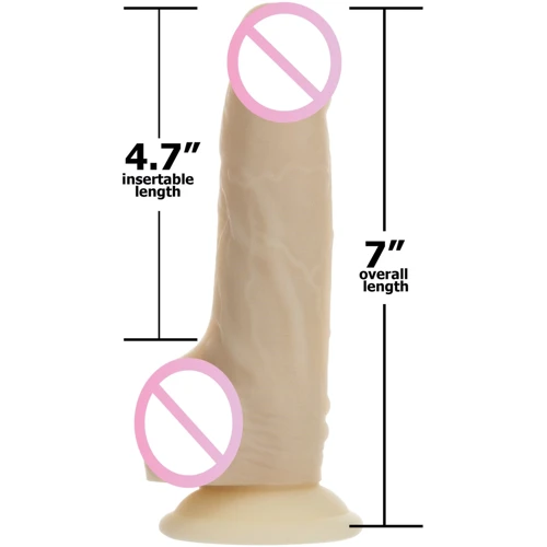 Фаллоимитатор с вибрацией и ротацией Naked ADDICTION Chris 7″ Rotating & Vibrating Dong, пульт ДУ