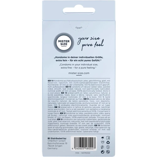 Презервативы Mister Size 47 (10 pcs)