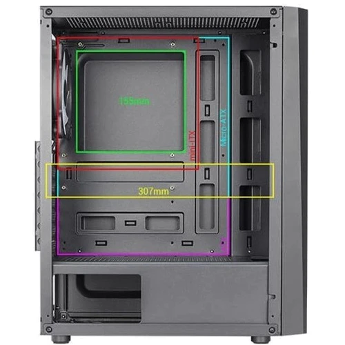 Корпус AeroCool Delta-G-BK-v1 (ACCM-PV45013.11): Типорозмір Midi-Tower
