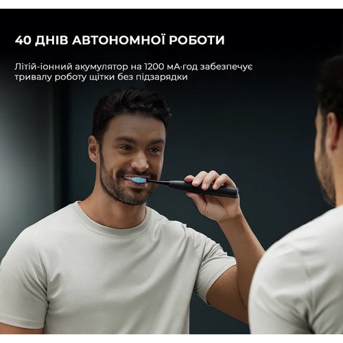 Зубная щетка Oclean X Ultra 20 Set Electric Toothbrush Black (6970810557107)