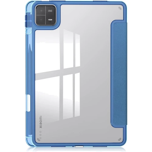 Аксессуар для планшетных ПК BeCover Soft Edge with Pencil mount Blue for Xiaomi Mi Pad 6 / 6 Pro (709559): Совместимость Mi Pad 6 Pro, Mi Pad 6
