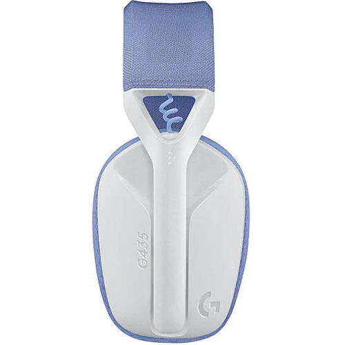 Наушники Logitech G435 Lightspeed Wireless Gaming Headset White (981-001074): Тип крепления оголовные