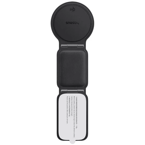 Держатель Baseus Car Holder Magnetic C02 Mega Wireless Charging 15W Black (C40169003111-00) for Apple iPhone 16 I 15 I 14 I 13 I 12 series фото 6