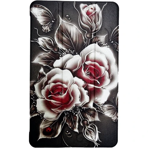 Аксессуар для планшетных ПК BeCover Smart Case Black Rose for Samsung X133/X135 Galaxy Tab A11 (713983)