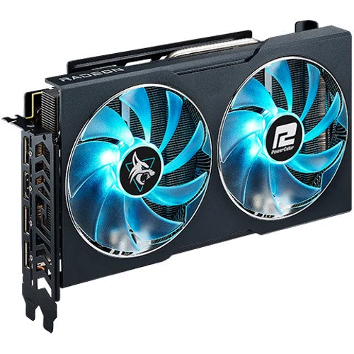 Видеокарта PowerColor Hellhound AMD Radeon RX 7600 XT 16GB GDDR6 (RX 7600 XT 16G-L/OC): Разрядность шины памяти, бит 128
