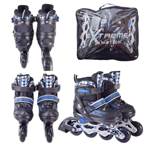 Ролики MiC Extreme Motion S 30-33 черные PU колеса (R2161)